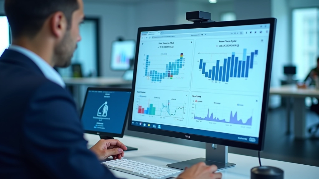 Dashboard di monitoraggio portuale con grafici di performance, metriche real-time e visualizzazioni di dati in tempo reale