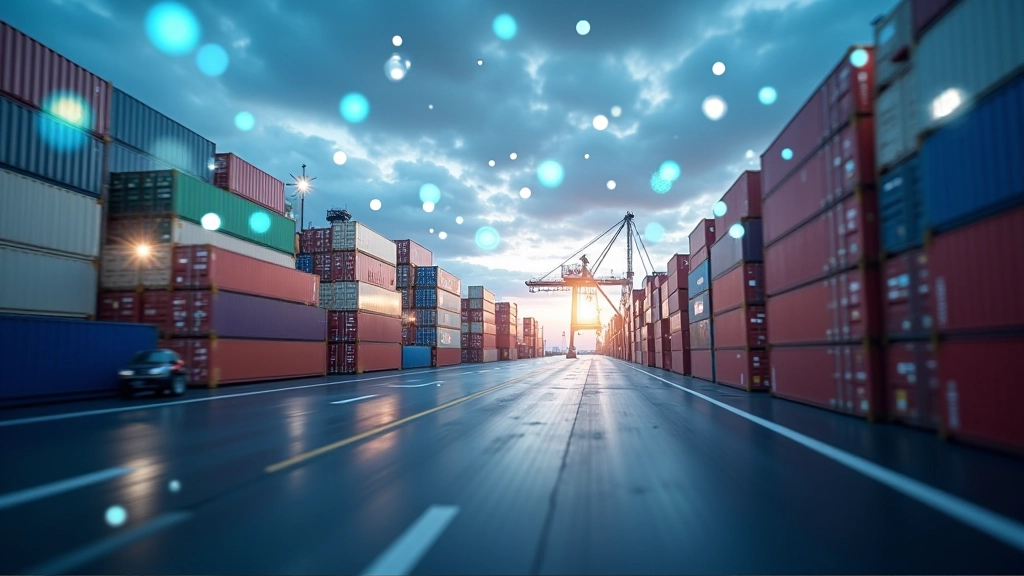 Centro operativo di logistica portuale con monitoraggio in tempo reale